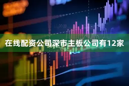 在线配资公司深市主板公司有12家